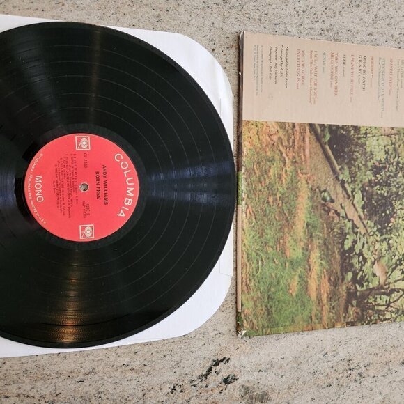 FIVE VINTAGE VINYL RECORDS FEATURING ANDY WILLIAMS - Picture 9 of 11